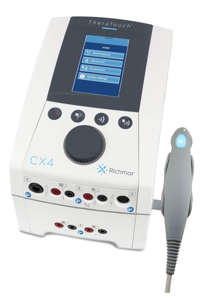 New Richmar TheraTouch CX4 Advanced Clinical 4-Channel Electrotherapy &  Ultrasound Combo System
