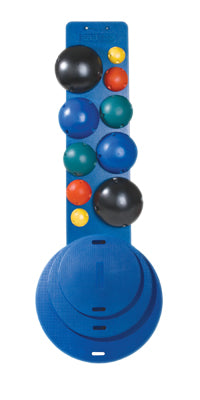 CanDo MVP Balance System - 10-Ball Set with Wall Rack